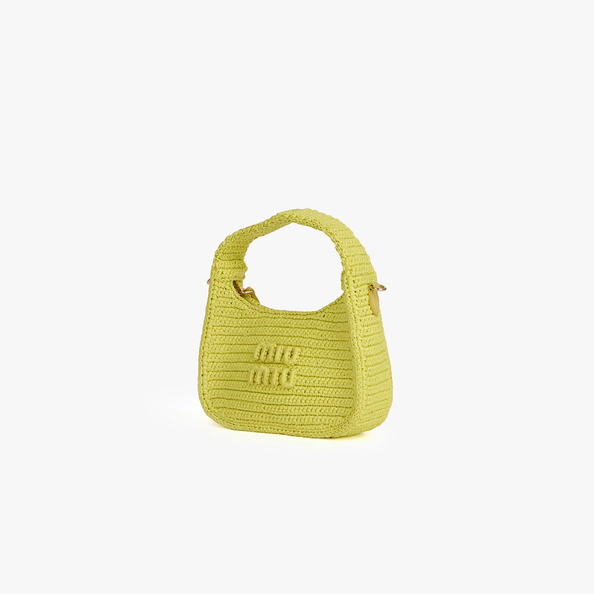 Borsa Miu Miu Hobo Wander in Crochet