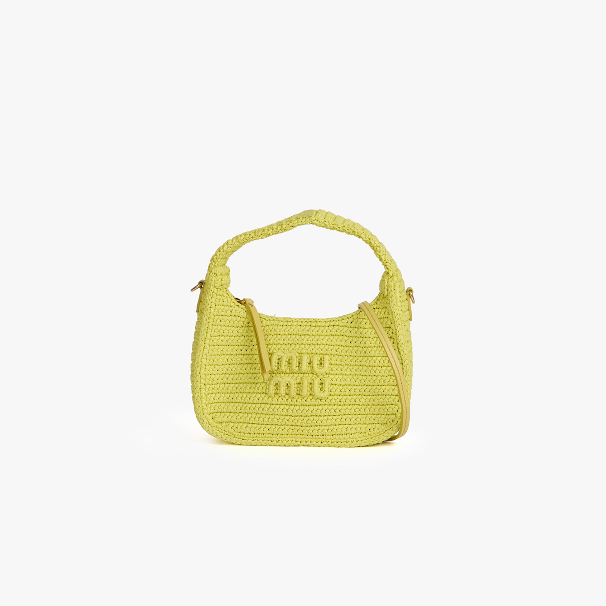 Borsa Miu Miu Hobo Wander in Crochet
