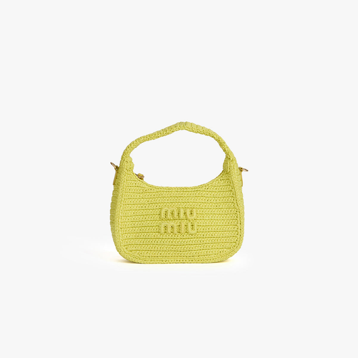 Borsa Miu Miu Hobo Wander in Crochet
