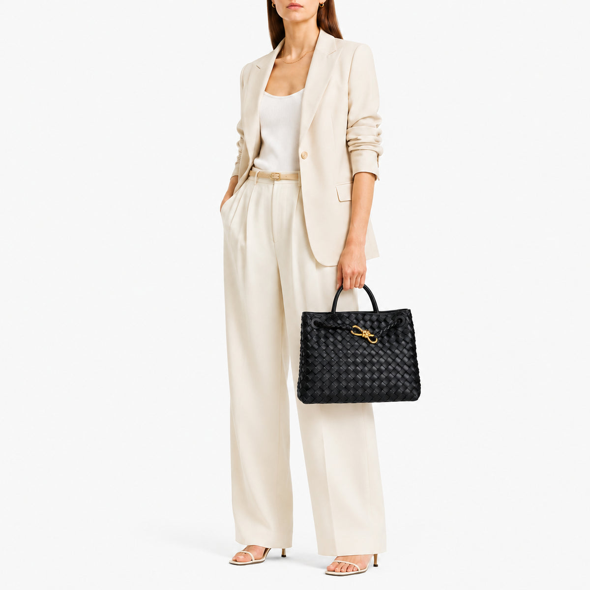 Borsa Bottega Veneta Andiamo Media