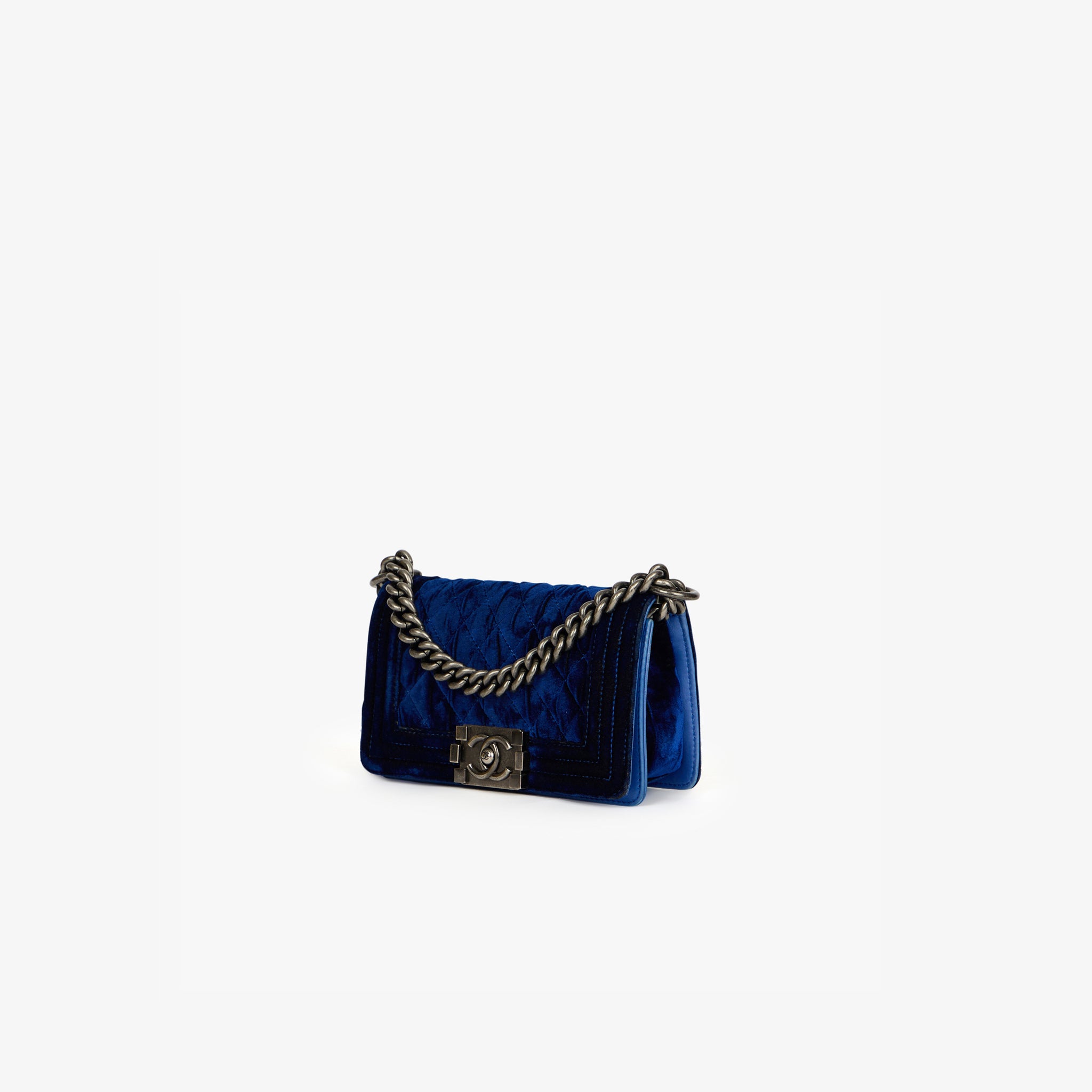 Borsa Chanel Boy Velvet