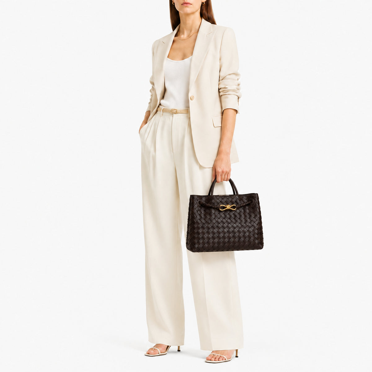 Borsa Bottega Veneta Andiamo Media