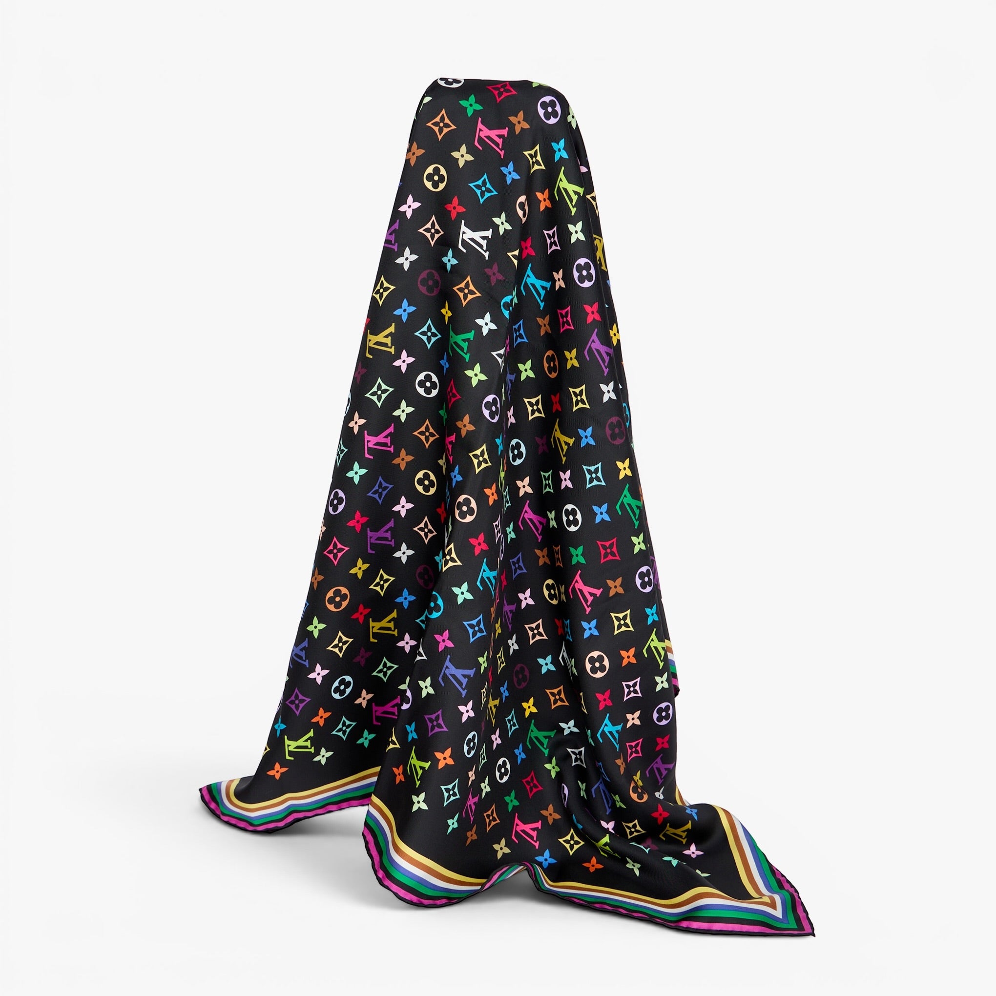 Foulard Louis Vuitton x Takashi Murakami