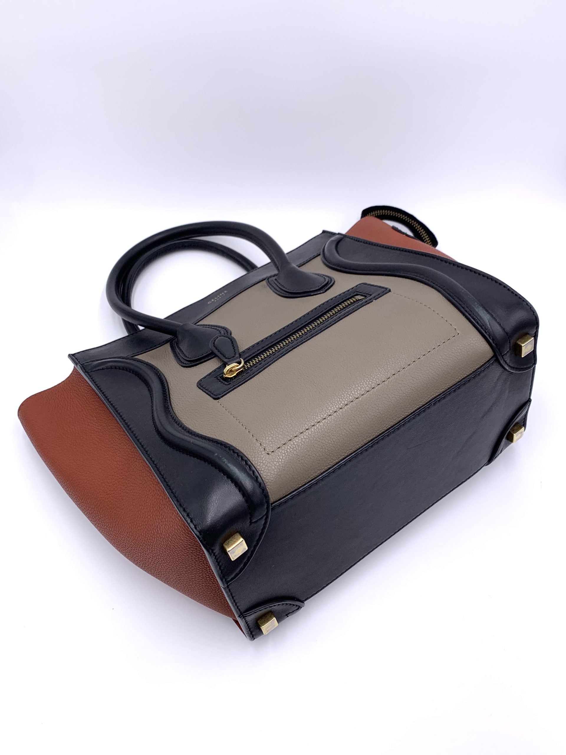 Celine Luggage Tricolor
