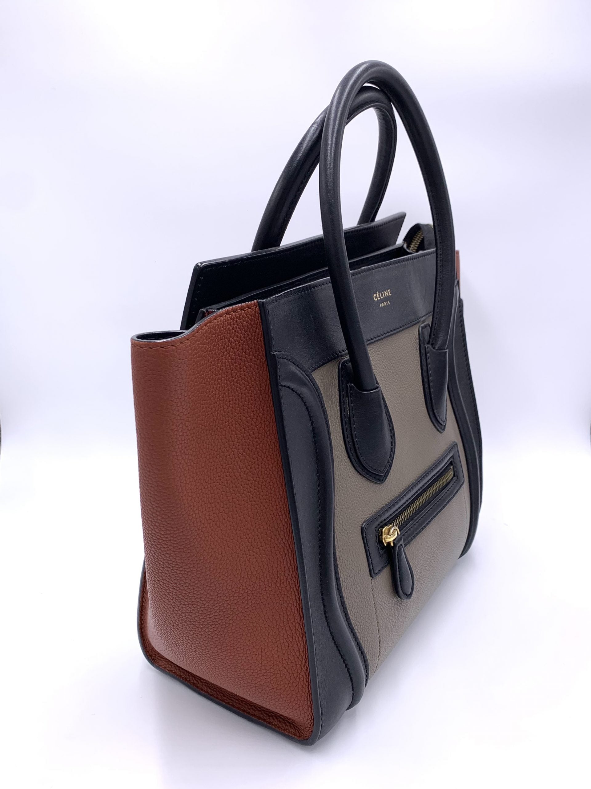Celine Luggage Tricolor