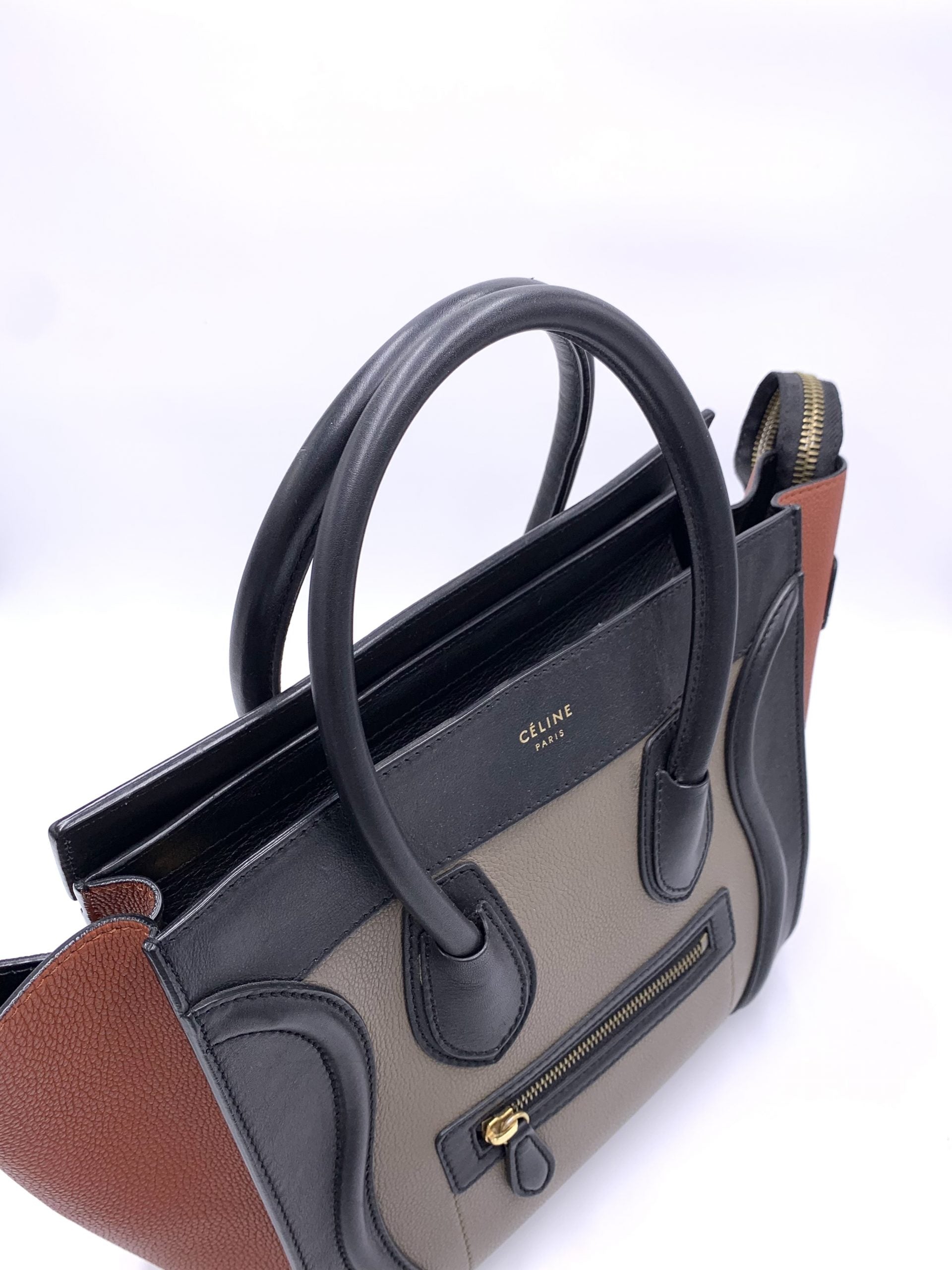 Celine Luggage Tricolor