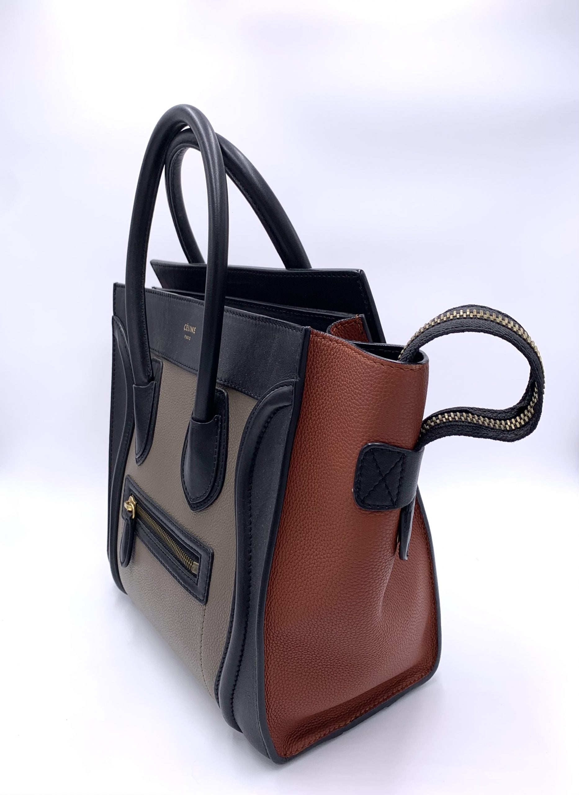 Celine Luggage Tricolor