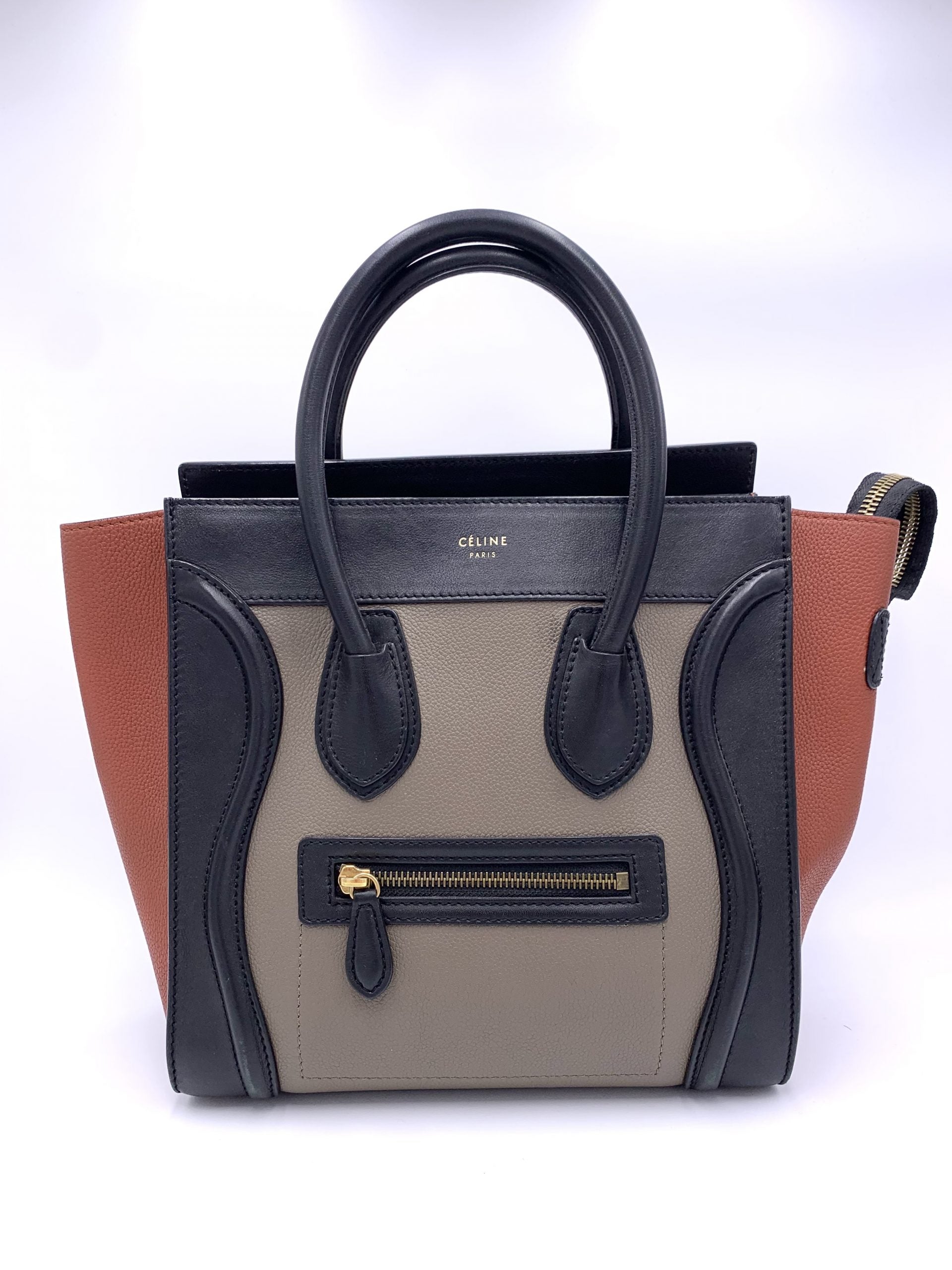 Celine Luggage Tricolor