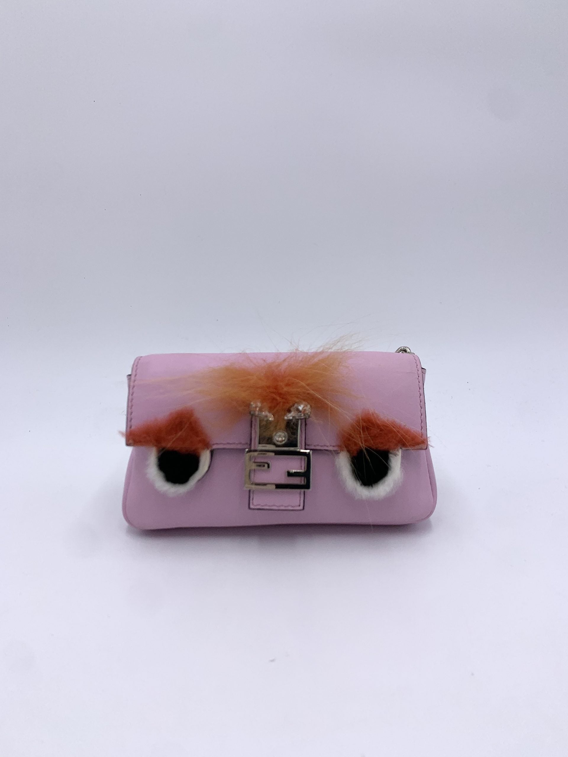 Tracolla Fendi Mini Monster Baguette