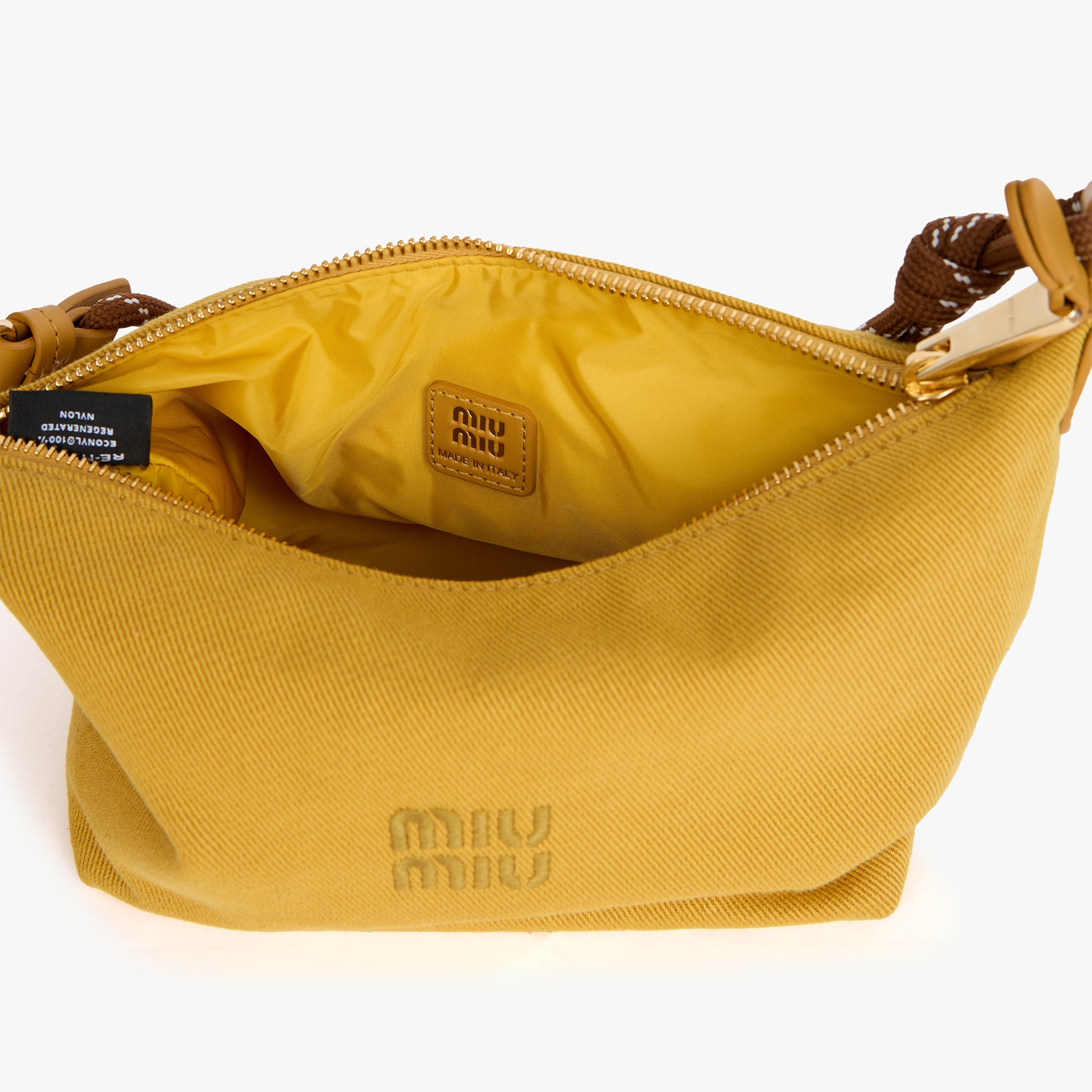Borsa Miu Miu Pouch Spirit in Gabardine