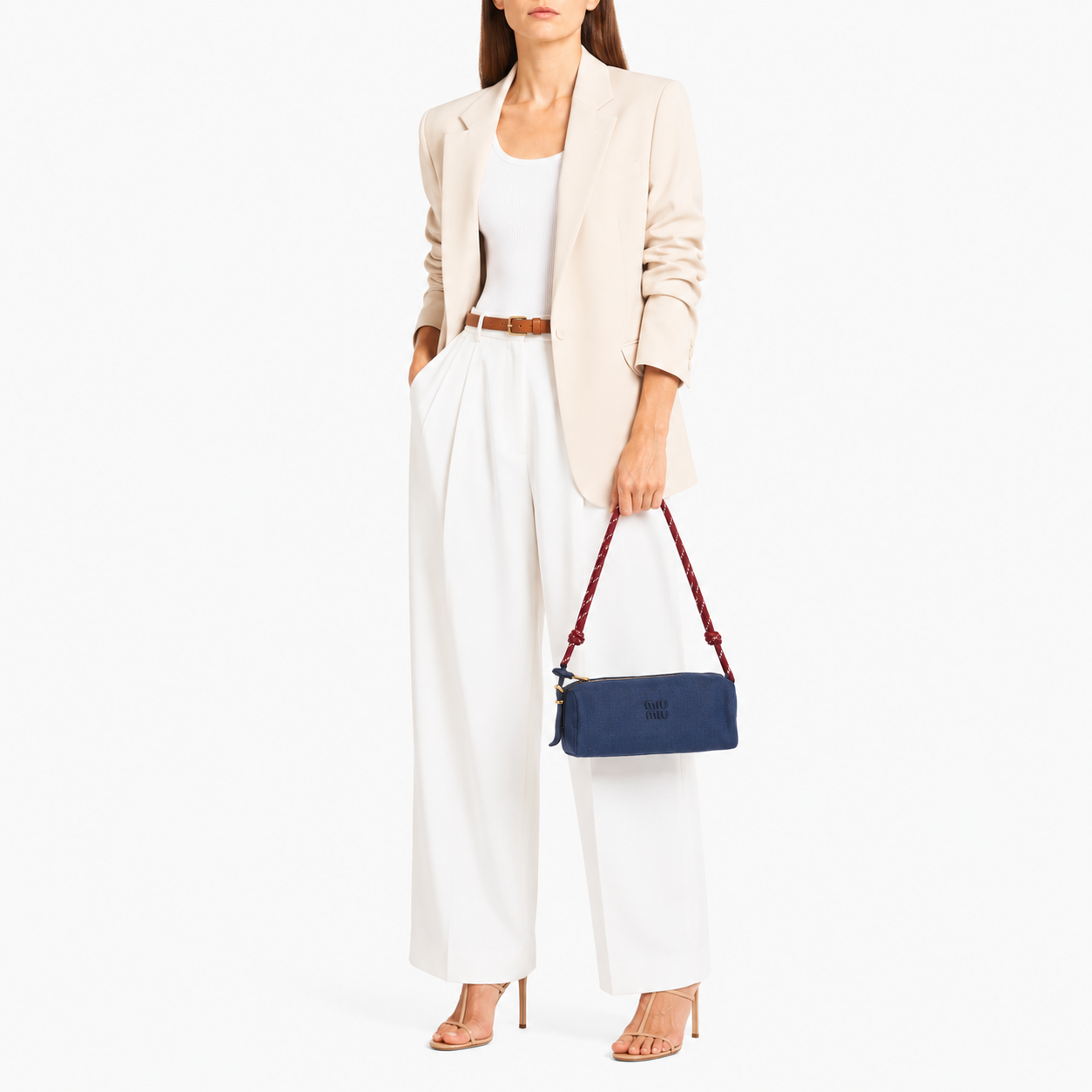 Borsa Miu Miu Gabardine