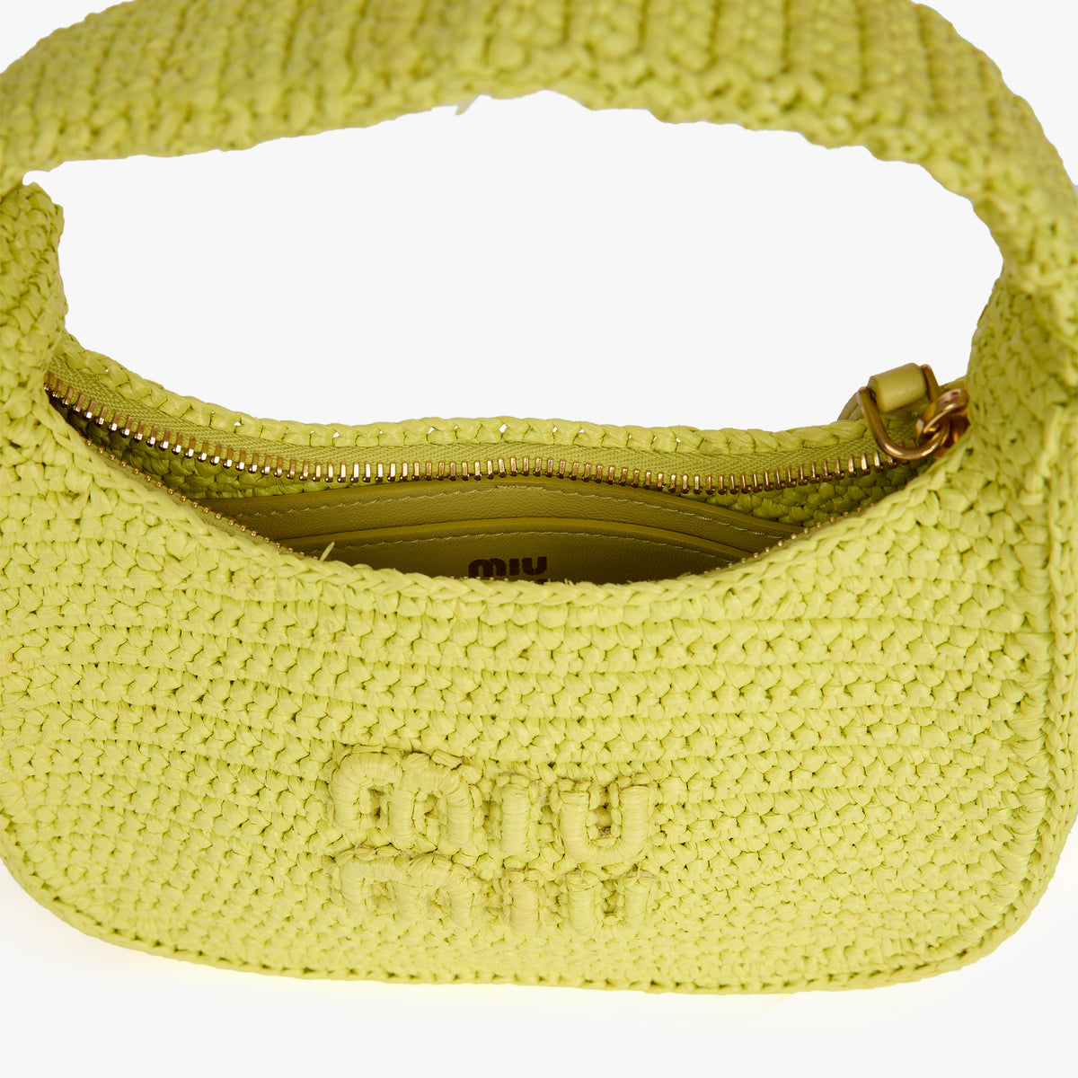 Borsa Miu Miu Hobo Wander in Crochet