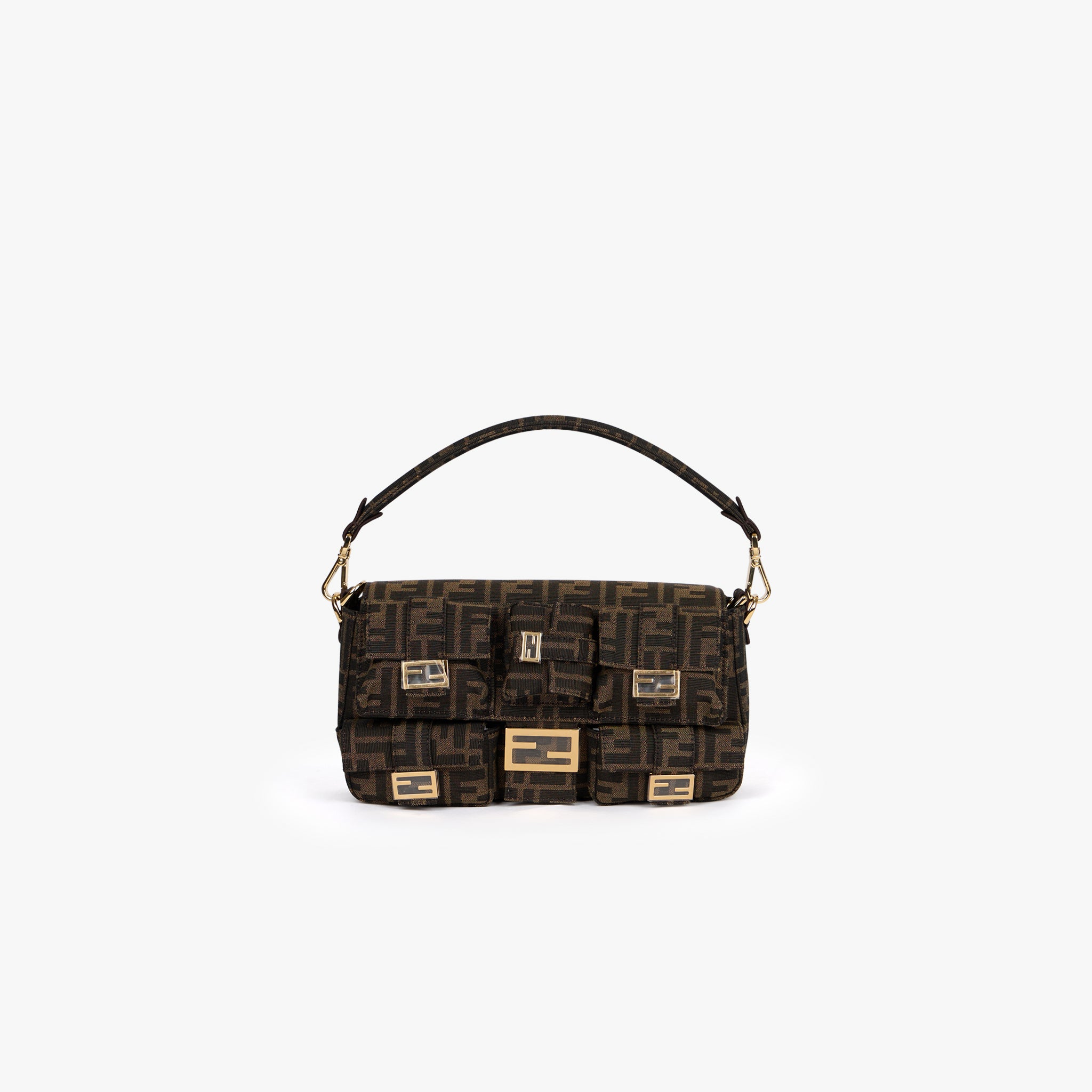 Borsa Fendi Baguette Maxi Multipocket
