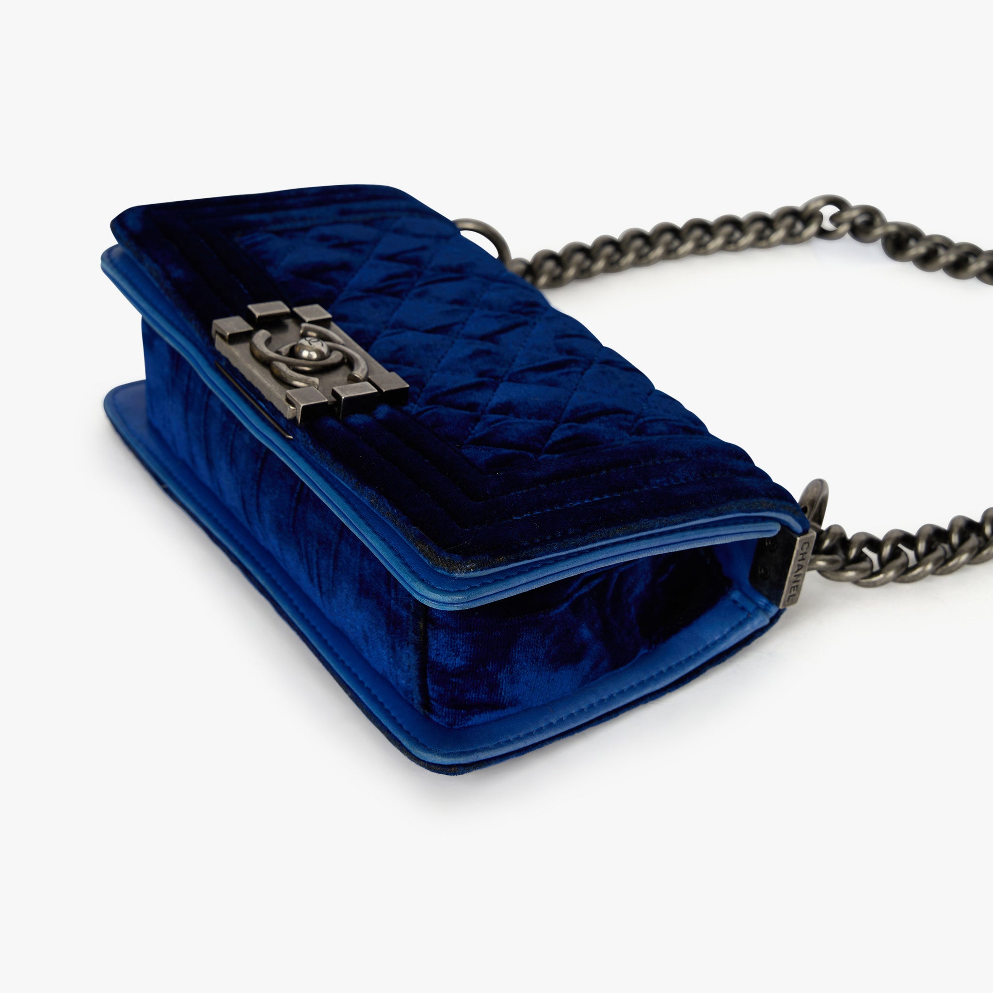 Borsa Chanel Boy Velvet