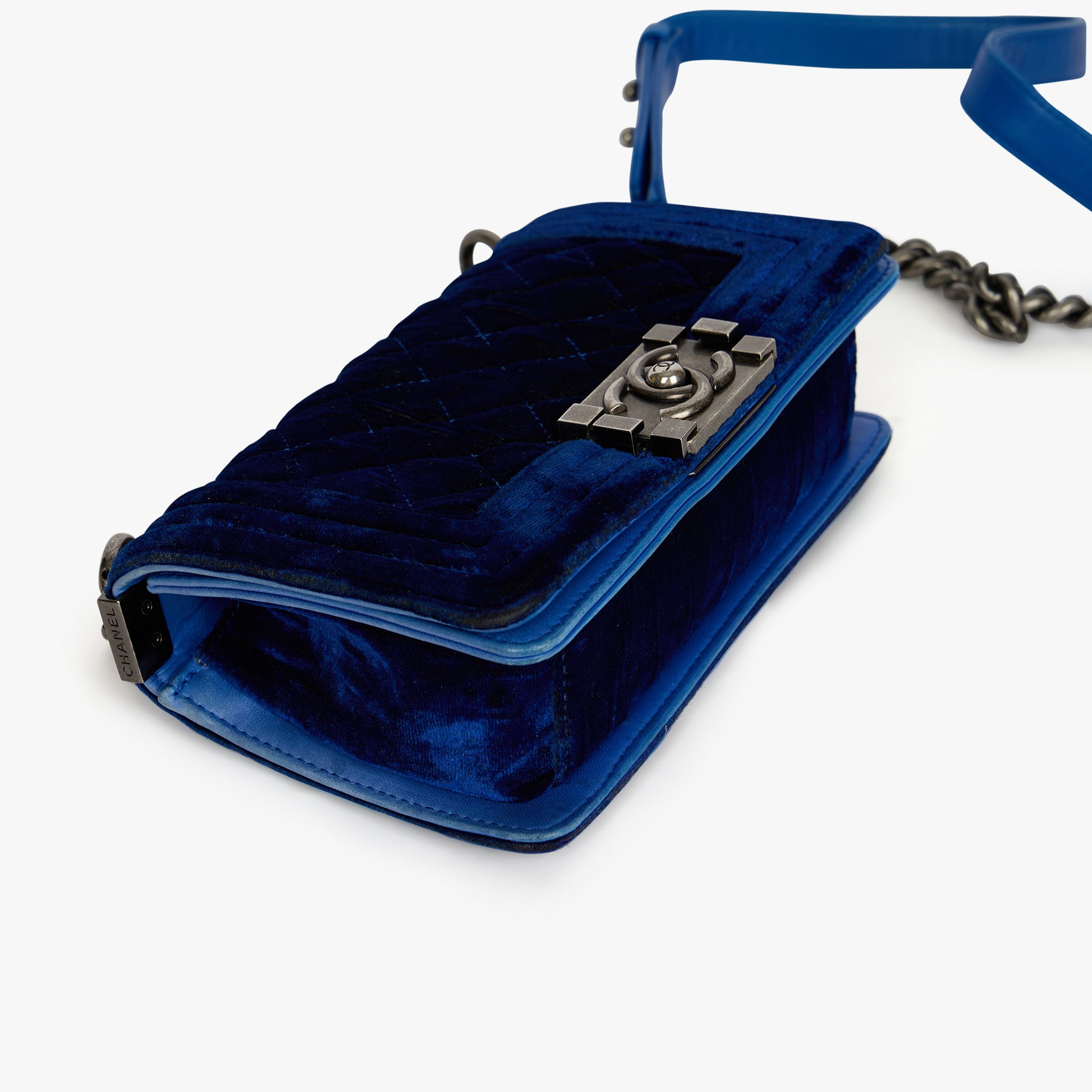 Borsa Chanel Boy Velvet