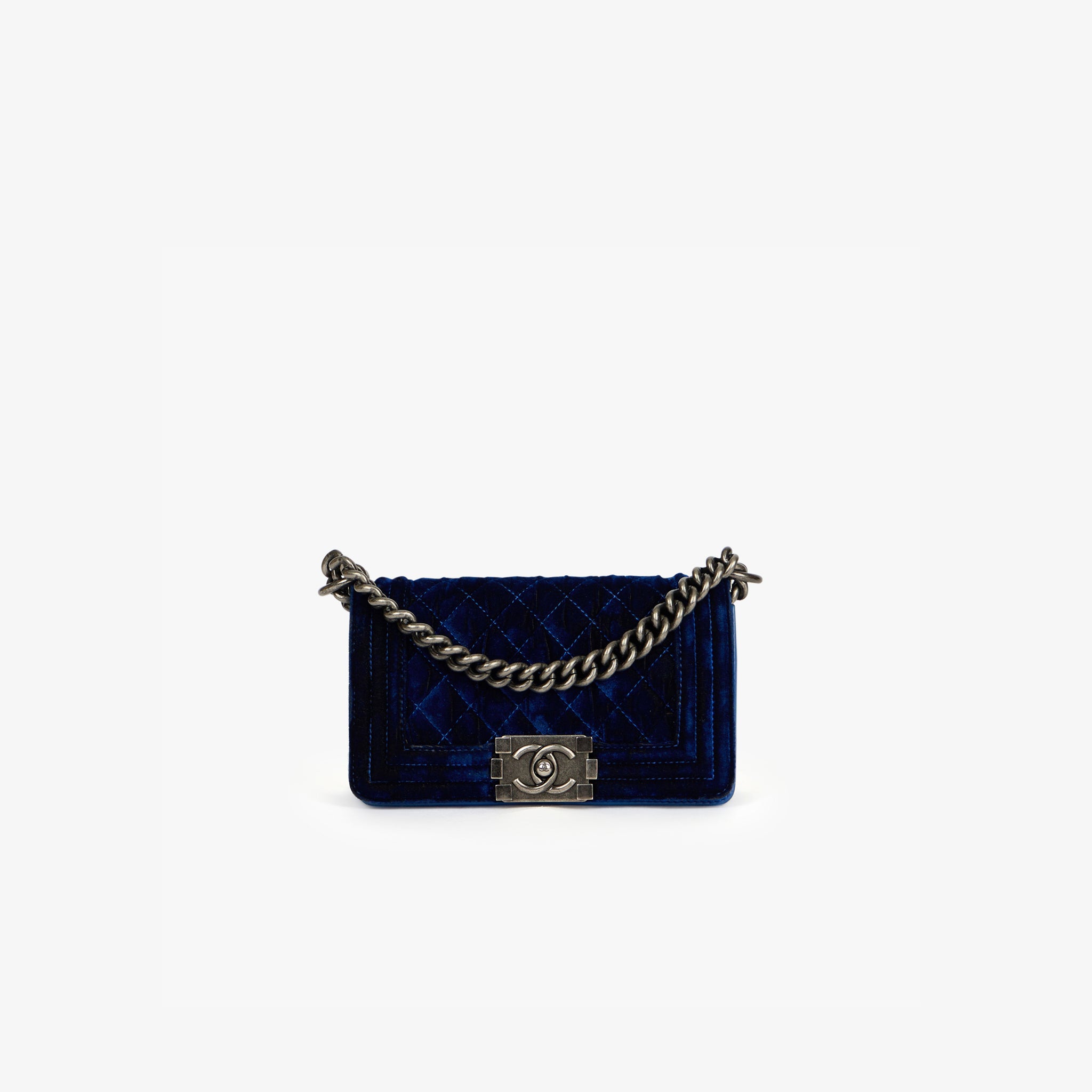 Borsa Chanel Boy Velvet