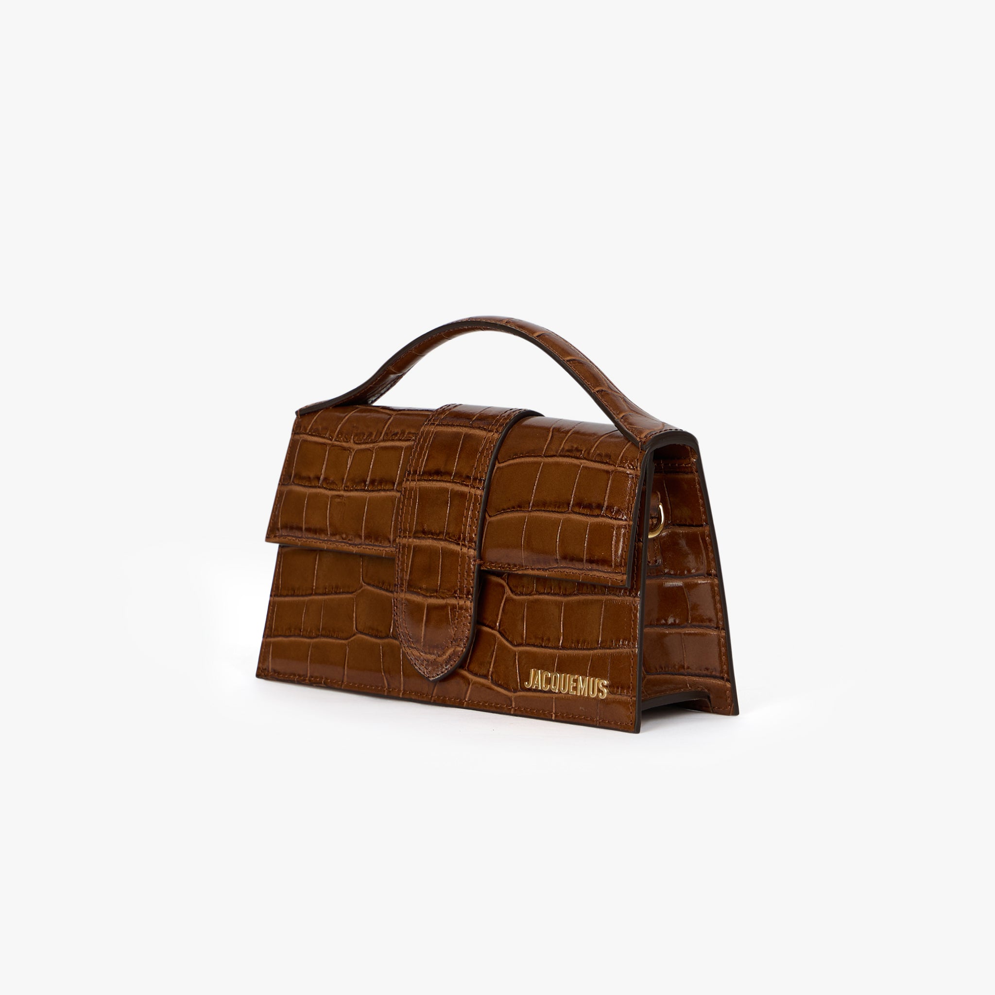 Borsa Jacquemus Le Grand Bambino Croco