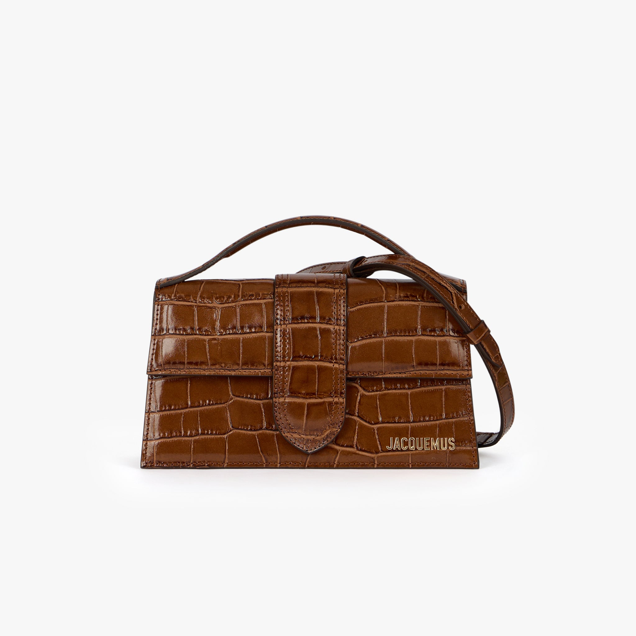 Borsa Jacquemus Le Grand Bambino Croco
