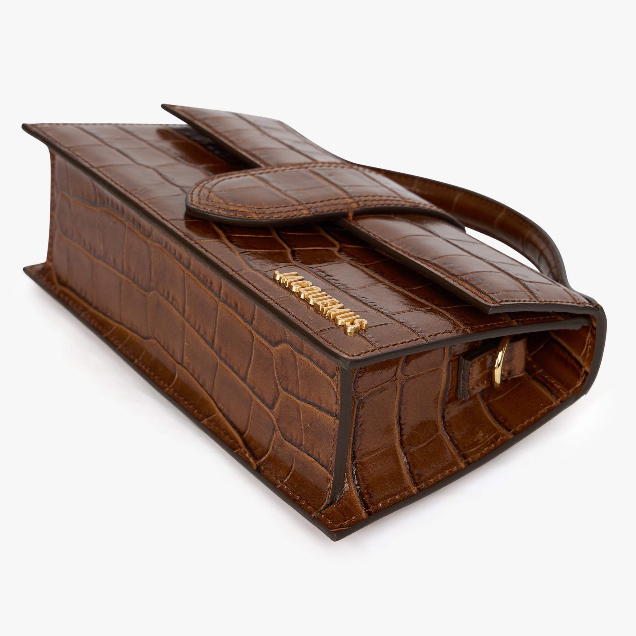 Borsa Jacquemus Le Grand Bambino Croco