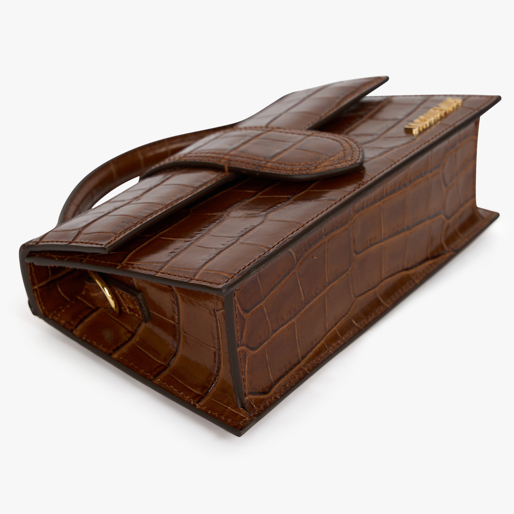 Borsa Jacquemus Le Grand Bambino Croco