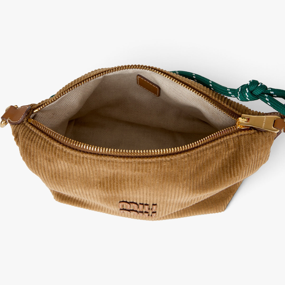 Borsa Miu Miu Pouch Spirit in Gabardine