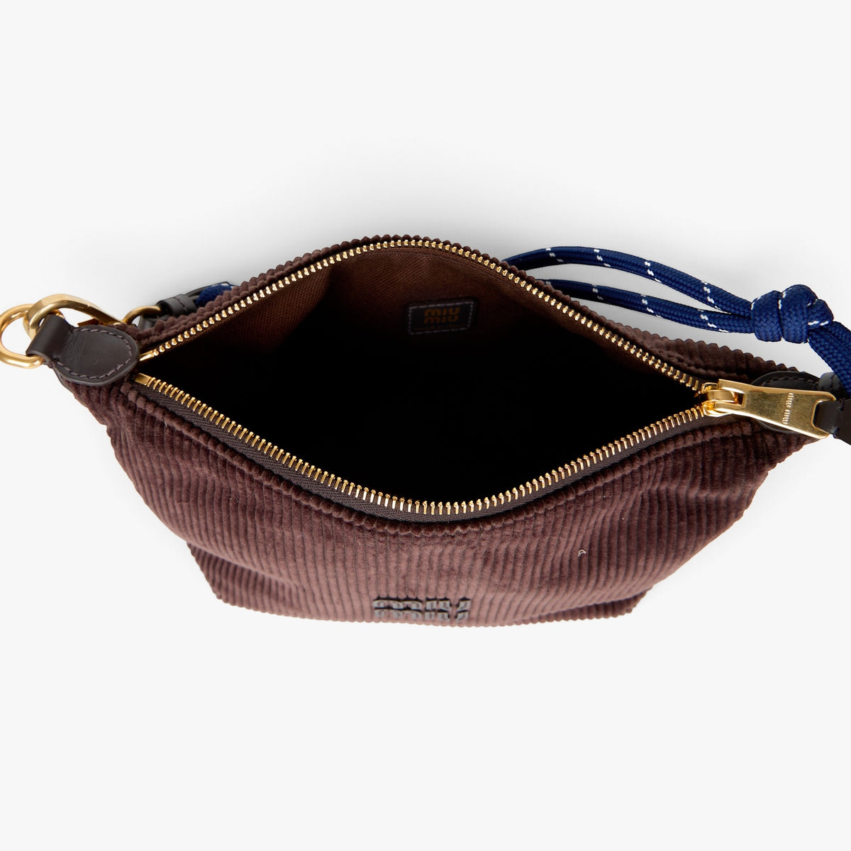 Borsa Miu Miu Pouch Spirit in Gabardine